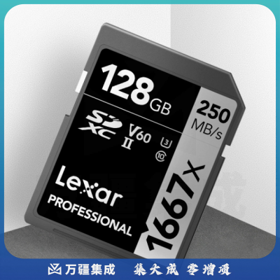 雷克沙（Lexar）128GB SD存储卡
