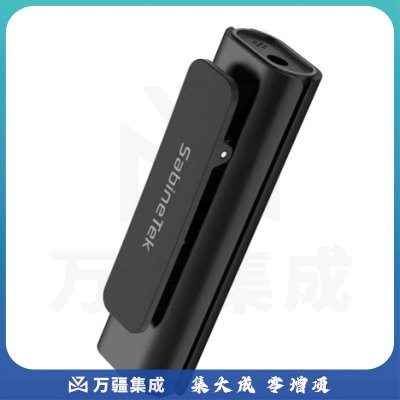 塞宾（SABINETEK）智麦无线麦克风silver 收音户外降噪vlog短视频采访录音手机蓝牙直播领夹麦 S620黑色