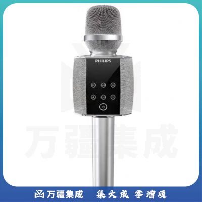 飞利浦(PHILIPS)DLM3011U话筒音响一体K歌麦 手机电脑麦克风 灰色