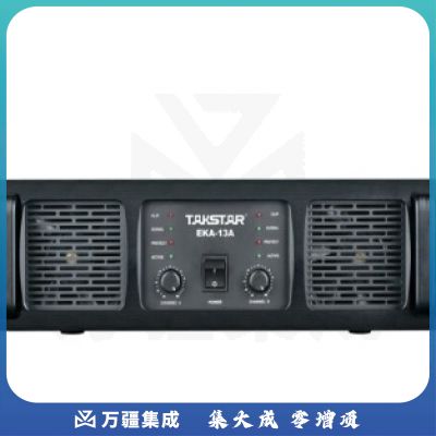 得胜(TAKSTAR) EKA-13A 专业功放 1300W大功率3U功放 舞台演出会议室餐厅KTV工程安装户外演出
