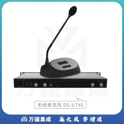 湖山音响 无线会议话筒DS-UT40 一拖四无线会议麦克风