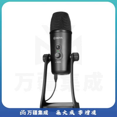BOYA博雅 麦克风 BY-PM700电脑USB/手机Type-C双接口指向性电容麦克风 直播K歌配音录制收录音立体声专业话筒