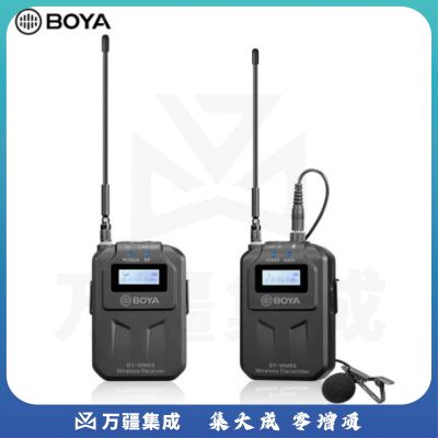 博雅BY-WM6S 无线麦克风无线小蜜蜂 采访视频收音话筒专业录音领夹麦克风 锂电池充电 一拖一