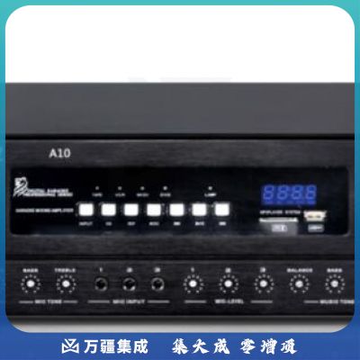 惠威(HiVi)A10卡拉OK功放机 家庭影院KTV音箱功率放大器高保真HIFI合并式混响器防啸叫