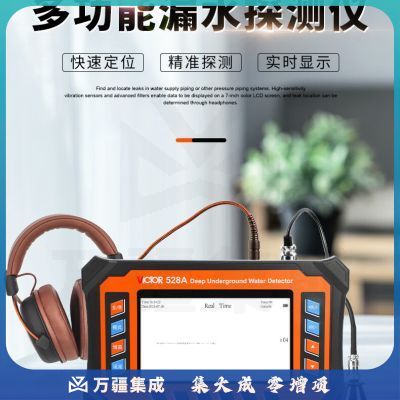 胜利仪器（VICTOR）地下管道测漏仪自来水探测仪管家庭漏水检测仪地暖供热力管道听漏仪器定位 2m深 VC528A