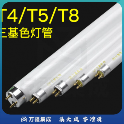 T4灯管医院床头三基色荧光灯 8W
