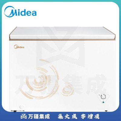 美的(Midea)301升 商用冰柜 卧式冰箱 冷藏冷冻转换柜 大冷冻变温冷柜(白色)BD/BC-301KM(E)