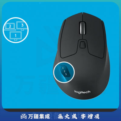 罗技(Logitech)M720 蓝牙优联双模无线鼠标 蓝牙鼠标 侧键 大手鼠标 舒适 多设备切换 M720 黑色