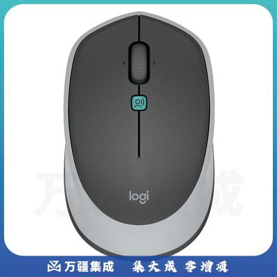 罗技M380 语音鼠标 无线鼠标 AI智能语音输入 多国语言即时翻译 快速听写输入 石墨黑