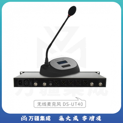 湖山音响 无线会议话筒DS-UT40 一拖四无线会议麦克风