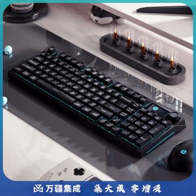 惠普(HP)K500F机械手感键盘 无线蓝牙三模静音 多功能旋钮办公游戏台式电脑笔记本通用键盘