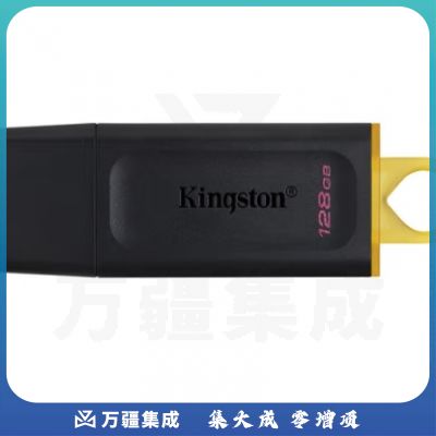 金士顿(Kingston)128GB USB3.2 Gen 1 U盘 DTX 大容量U盘 时尚设计 轻巧便携 学习办公投标电脑通用