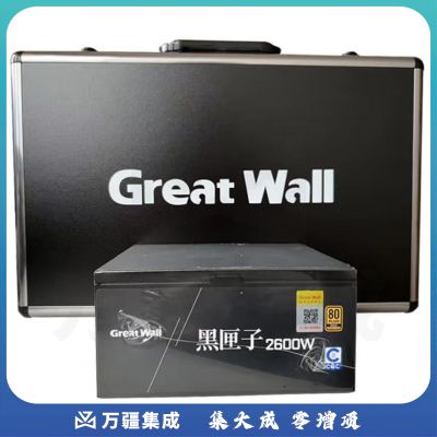长城（GreatWall）黑匣子系列台式机电脑主机电源全模组服务器电源 黑匣子2600W金牌全模ATX3.0