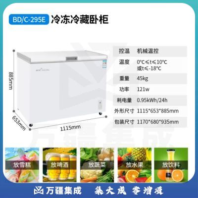 穗凌（SUILING）295升商用冰柜 冷藏冷冻转换雪柜 节能单温大冷柜 BD/C-295E