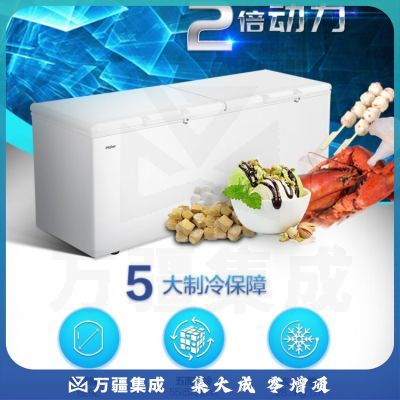 海尔BC/BD-629HEZ 商用冷柜大容量冰柜 卧式冷藏冷冻转换速冻柜