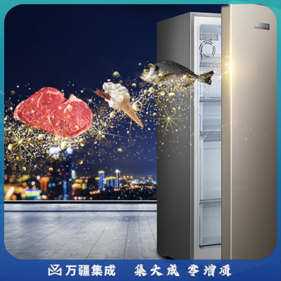 海尔（Haier） 151升 立式风冷无霜电脑温控保鲜冷冻柜 母婴母乳储藏柜 小冰箱冰柜 BD-151WL