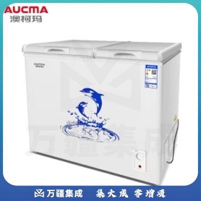 澳柯玛（AUCMA）家用商用冰柜 双箱双温冷柜 一级能效冷藏冷冻卧式冰箱大冷冻小冷藏 双温327升【冷冻189升冷藏138升