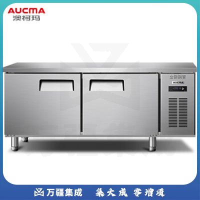 澳柯玛 1.8米冷藏冷冻双温工作台电子控温操作台 铜管不锈钢无凝露平冷 HCF-18X8G