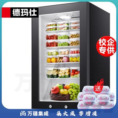 德玛仕(DEMASHI)食品留样柜 学校幼儿园公司食堂用水果蔬菜菜品留样冰箱保鲜冷藏展示柜LG-90YL【双锁设计】