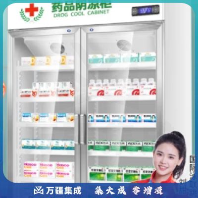 维仕美（Vvmax）药品柜阴凉柜冷藏柜展示柜立式GSP认证药房冰箱记录药品柜 900L双门铝合金-阴凉/冷藏双模式