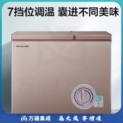 海信(Hisense)206升一级能效家用双温冰柜冷冻冷藏保鲜柜节能商用冷柜 BCD-206NUD