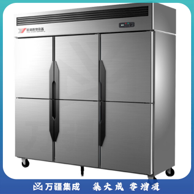 银都 六门双温冰柜 BBL0562 1230升 银色