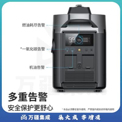 ECOFLOW正浩 移动户外电源生态 220V双燃料智能户外发电机1600W 房车户外自驾露营停电应急移动电源供电站