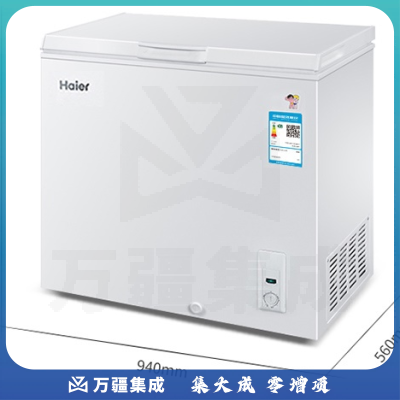 海尔（Haier） 202升家用冰柜 冷藏冷冻转换柜 冷柜 节能单温冰箱 BC/BD-202HT