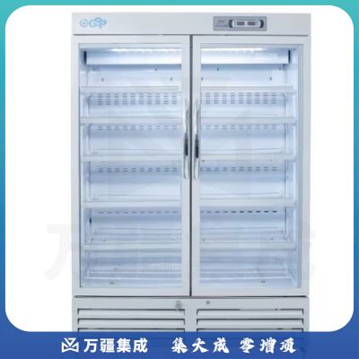 白雪（Baixue）展示柜商用药品冷藏箱650升 全冷藏医疗风冷无霜器材 立式玻璃门实验室陈列柜YCP-650