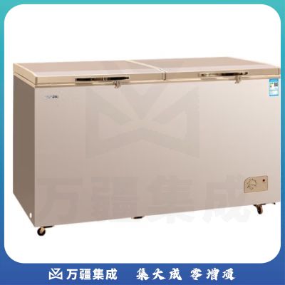 白雪（Baixue）冰柜商用520升大容量 冷藏冷冻单温转换冷柜 低温卧式顶开门海鲜食材冻货雪柜BD/C-520FDU铜管