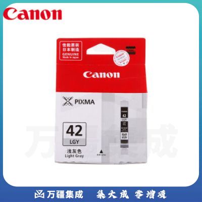 佳能（Canon)原装CLI-42LGY浅灰色墨盒适用PRO-100照片写真打印机墨水