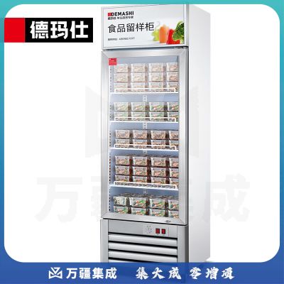 德玛仕（DEMASHI）食品留样柜 学校幼儿园公司食堂用 饮料水果蔬菜留样冰箱保鲜冷藏展示柜LG-260Z（带锁）