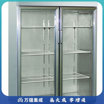 津御商厨 厨房冰箱饮料冷藏柜展示柜立式冰柜玻璃门双门商用大容量 G12S2-XD