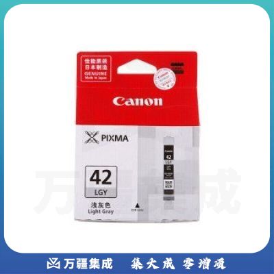 佳能（Canon）CLI-42 LGY浅灰色墨盒适用PRO-100原装打印机墨盒