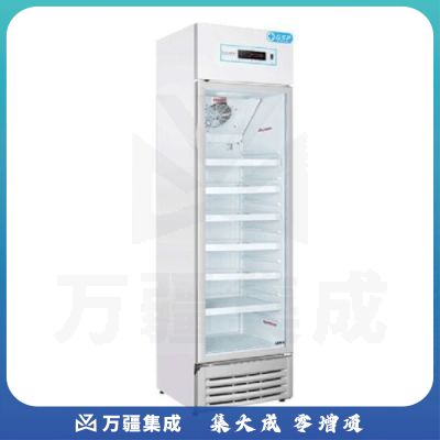 海尔HYC-310S 310升立式2-8℃立式单温风冷 GSP单门保鲜冷柜 带安全门锁