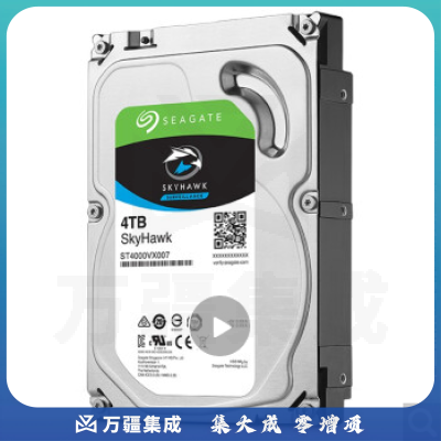 希捷 监控级硬盘 酷鹰系列 4TB(ST4000VX007)