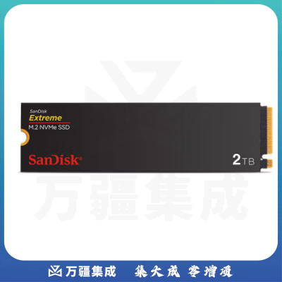 闪迪（SanDisk）2TB SSD固态硬盘 M.2接口PCIe4.0 2280 NVMe协议至尊极速SDSSDX3N-2T00-G26