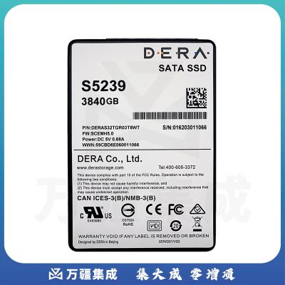 紫光得瑞 DERA SATA SSD第一代 S5239固态硬盘 接口2.5''企业级硬盘SSD固态硬盘 2.5&amp;amp;quot; 480GB