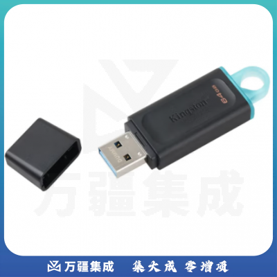 金士顿(Kingston)64GB USB3.2 Gen 1 U盘 DTX 时尚设计..