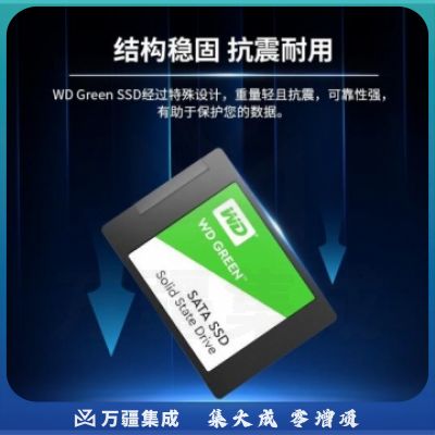 西部数据（WD） Green SSD固态硬盘 SATA3.0接口 绿盘 笔记本台式机 SSD固态硬盘 240G PJ.808