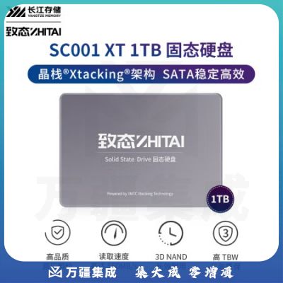 致态(ZhiTai)长江存储 1TB SSD固态硬盘 SATA 3.0 接口 SC001 XT系列