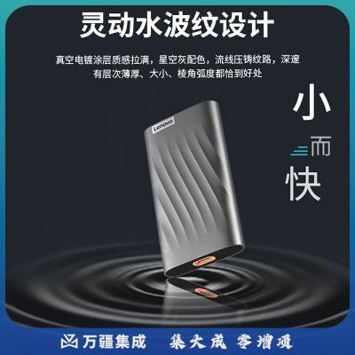 联想（Lenovo )1TB 移动固态硬盘（PSSD）Type-c USB 3.1 550MB/s高速SSD双接口 PS6 直连笔记本手机电脑