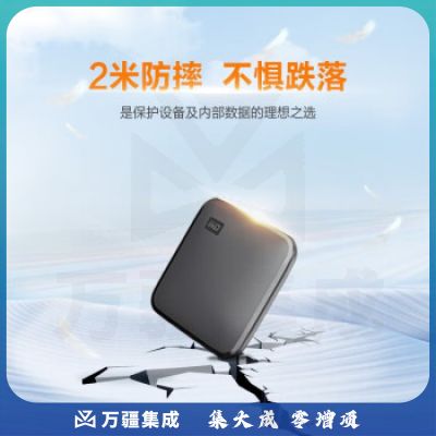 西部数据(WD) 2TB 移动固态硬盘(PSSD)Elements SE新元素 SSD type-c接口 手机笔记本外接移动便携