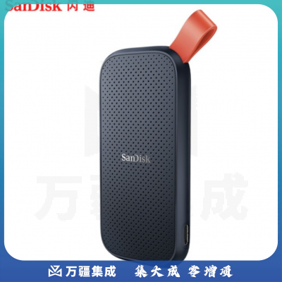 闪迪(SanDisk) 闪迪移动固态硬盘 Type-C USB3.2接口小巧便携SSDE30存储 2T