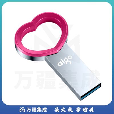 爱国者(aigo) 64GB USB3.1接口 U盘 U521 金属系列 高速读写