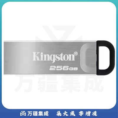金士顿(Kingston)256GB USB 3.2 Gen 1 U盘 DTKN 金属外壳 读速200MB/s