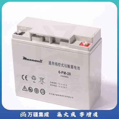 曼尼威(Mannweii) 12V20AH 不间断电源 铅酸蓄电池