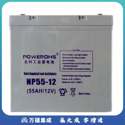 北科（POWEROHS) 12V55AH工业蓄电池