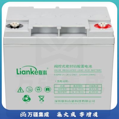 铅酸免维护蓄电池12V24AH