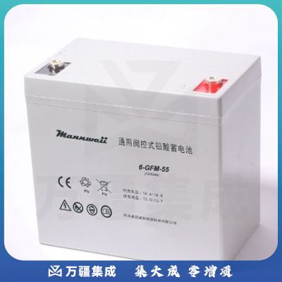 曼尼威(Mannweii) 6-GFM-55 不间断电源 铅酸蓄电池